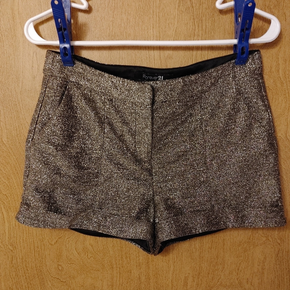 Forever 21 Silver Shorts